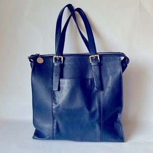 Banana Republic navy leather bag